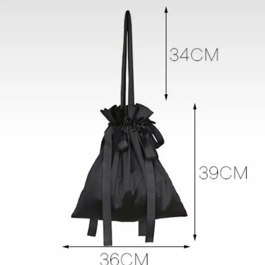 [BUNJANG] String Fabric Shoulder Bag / 스트링 패브릭 숄더백