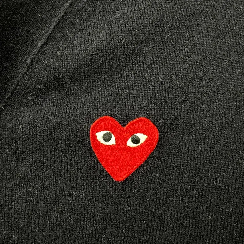 [SOLD OUT] 꼼데가르송 플레이 네이비 가디건 M