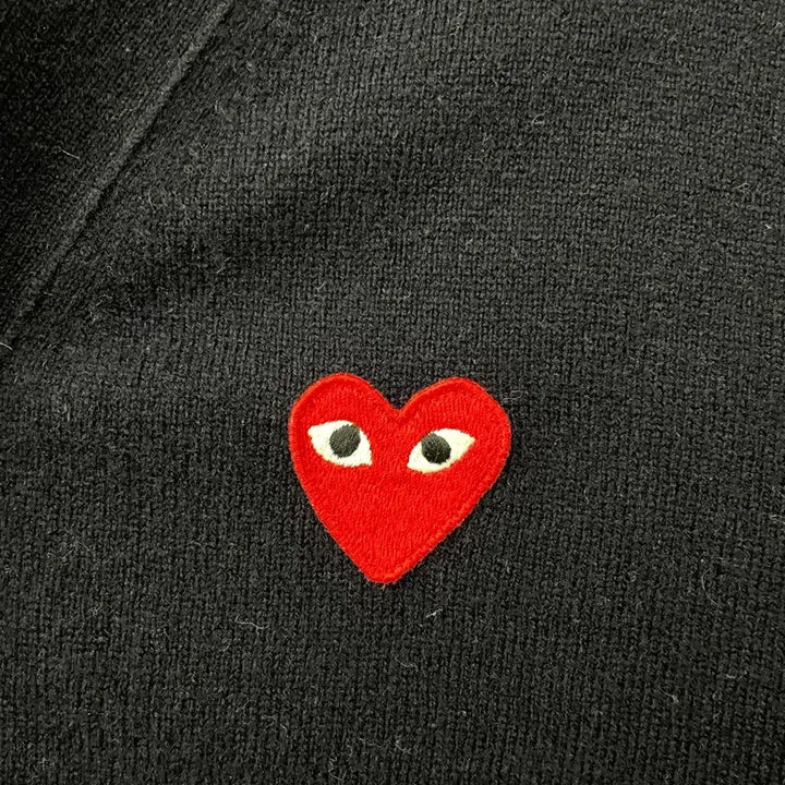 [SOLD OUT] 꼼데가르송 플레이 네이비 가디건 M