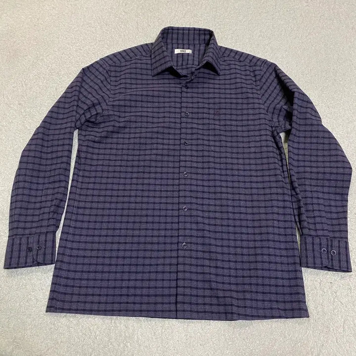[BUNJANG] Daks Check Long Sleeve Shirt (Size 105) / 닥스 체크 긴팔 셔츠 105