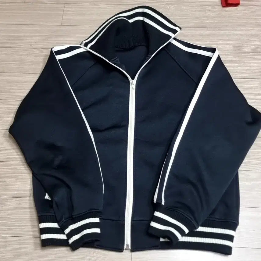 [BUNJANG] Tokoro Jersey Black Track Jacket (105) / 일본생산 토코로 저지 블랙 트랙 자켓(105)
