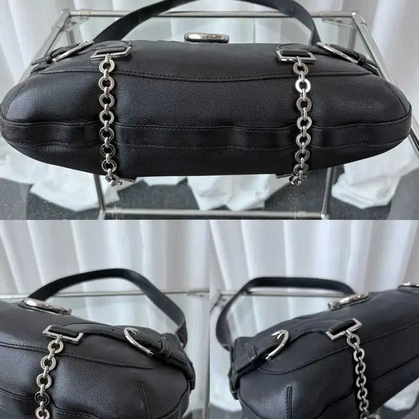 [BUNJANG] Ferragamo Gancini Chain Shoulder Bag / 페라가모 간치니 체인 숄더백