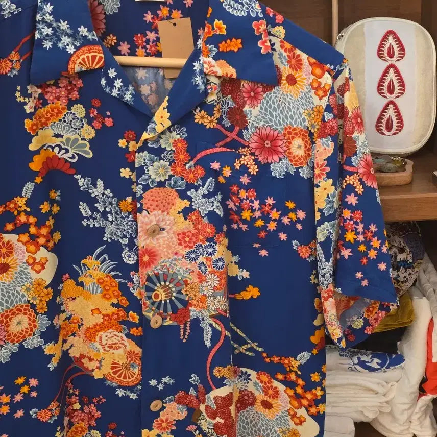 [BUNJANG] SENSHI Oriental Hawaiian Shirt / SENSHI Vintage Oriental Hawaiian Shirt