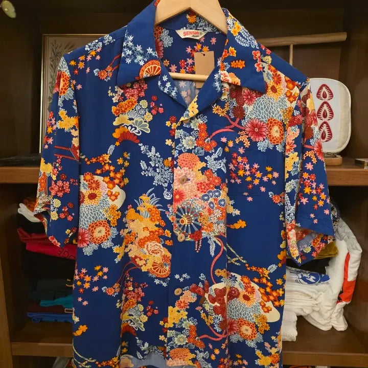 [BUNJANG] SENSHI Oriental Hawaiian Shirt / SENSHI Vintage Oriental Hawaiian Shirt