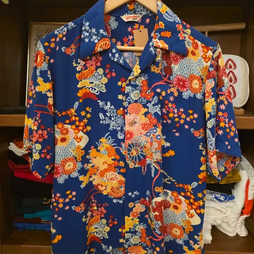 [BUNJANG] SENSHI Oriental Hawaiian Shirt / SENSHI Vintage Oriental Hawaiian Shirt
