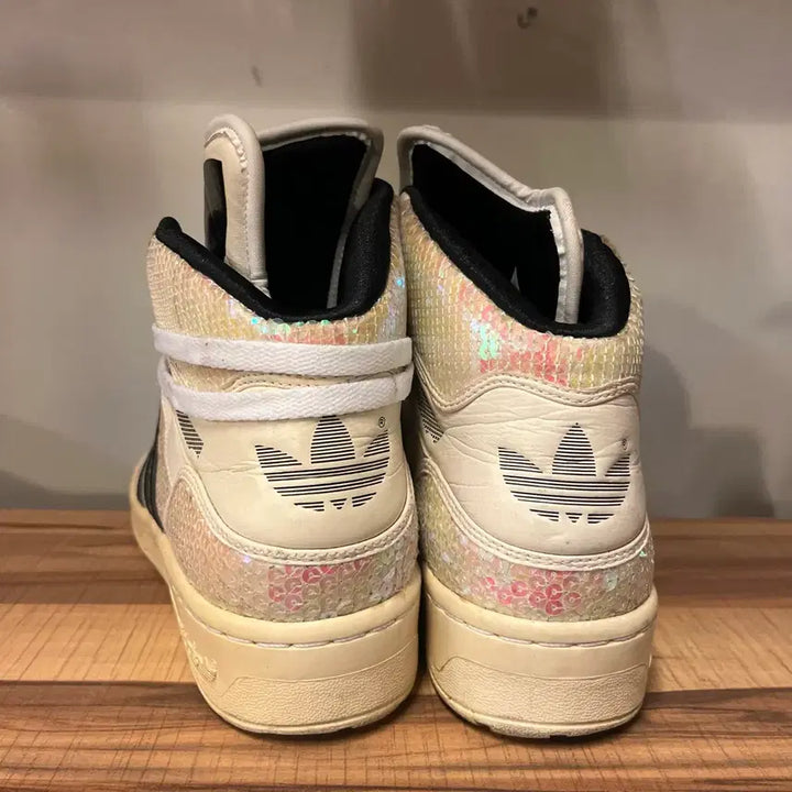 [BUNJANG] Adidas Big Logo High-Top Sneakers / 아디다스 빅로고 하이탑