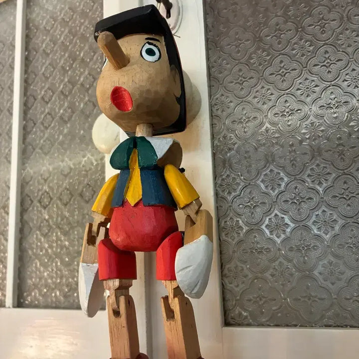 [BUNJANG] Vintage Wooden Pinocchio Doll / 빈티지목각피노키오