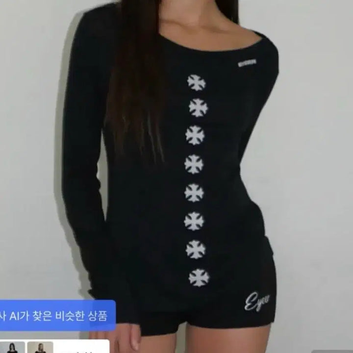 [BUNJANG] EYEYE Classic Symbol Loose Fit Long Sleeve / 이와이이알 클래식 심볼 루즈핏 롱슬리브