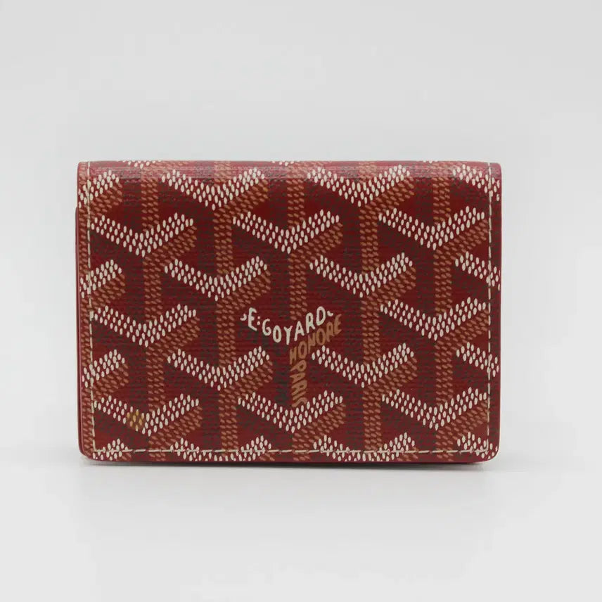 [BUNJANG] Goyard Malherbe Card Wallet Red / 고야드 카드 지갑 말제르브 레드 MALESHPMLTY02CL02X
