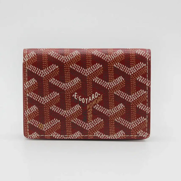 [BUNJANG] Goyard Malherbe Card Wallet Red / 고야드 카드 지갑 말제르브 레드 MALESHPMLTY02CL02X