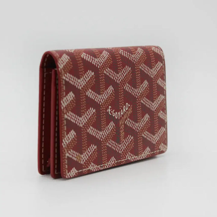 [BUNJANG] Goyard Malherbe Card Wallet Red / 고야드 카드 지갑 말제르브 레드 MALESHPMLTY02CL02X