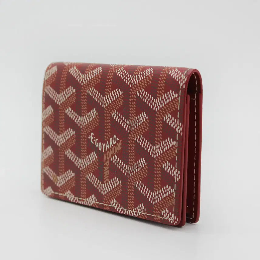 [BUNJANG] Goyard Malherbe Card Wallet Red / 고야드 카드 지갑 말제르브 레드 MALESHPMLTY02CL02X