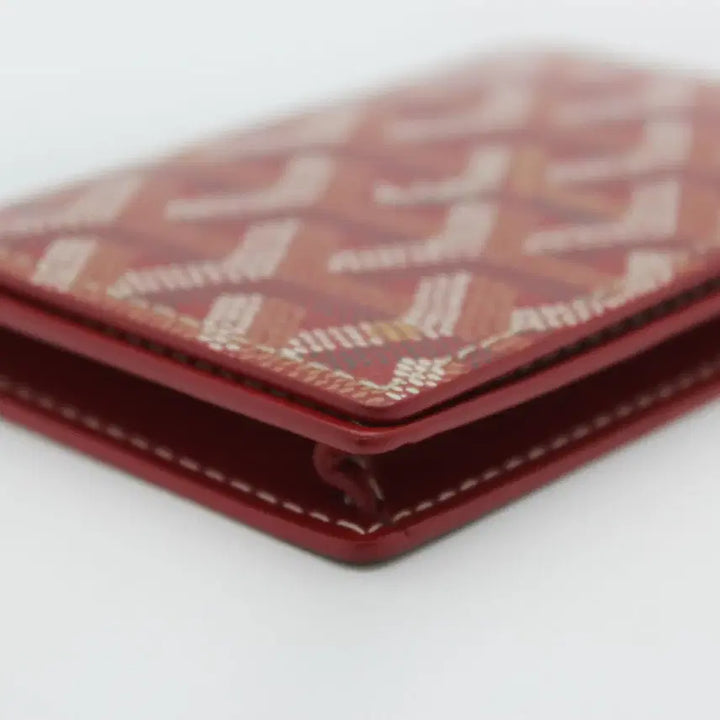 [BUNJANG] Goyard Malherbe Card Wallet Red / 고야드 카드 지갑 말제르브 레드 MALESHPMLTY02CL02X