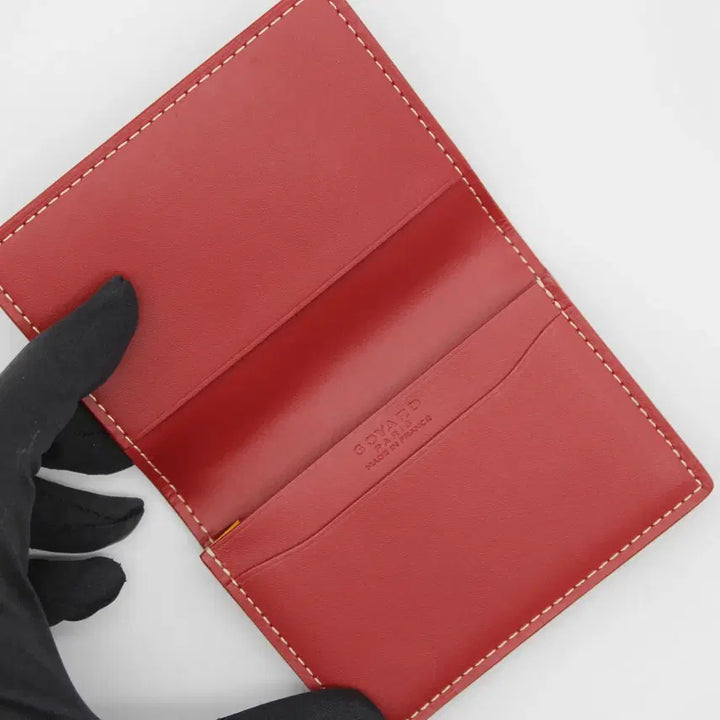 [BUNJANG] Goyard Malherbe Card Wallet Red / 고야드 카드 지갑 말제르브 레드 MALESHPMLTY02CL02X