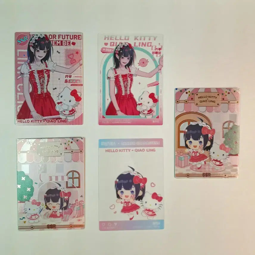 [BUNJANG] Link Click Qiao Ling Sanrio Collaboration Card Bundle Set / 시광대리인 챠오링 산리오 콜라보 카드 정품 일괄