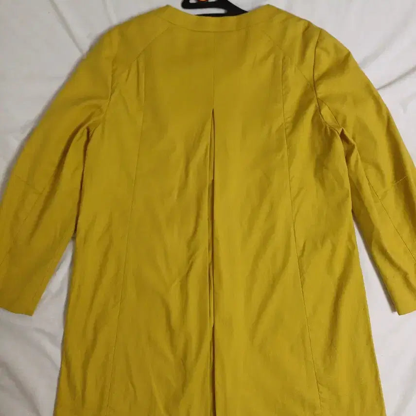 [BUNJANG] SJSJ Yellow Cotton Blend Outer Jacket / 한섬SJSJ  봄가을아우터 자켓옐로우55