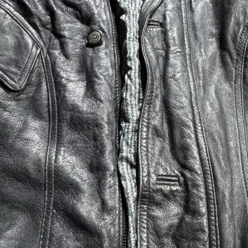 [BUNJANG] Lapido Archive Lambskin Leather Jacket / 라피도 아카이브 램스킨 레더자켓