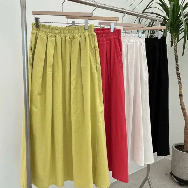 [BUNJANG] Hongdangmu Linen-Cotton Skirt / 홍당무 린넨면 스커트