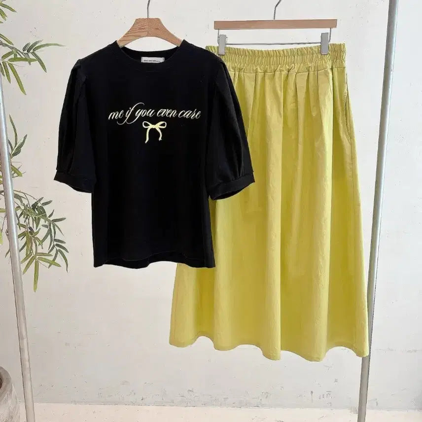 [BUNJANG] Hongdangmu Linen-Cotton Skirt / 홍당무 린넨면 스커트