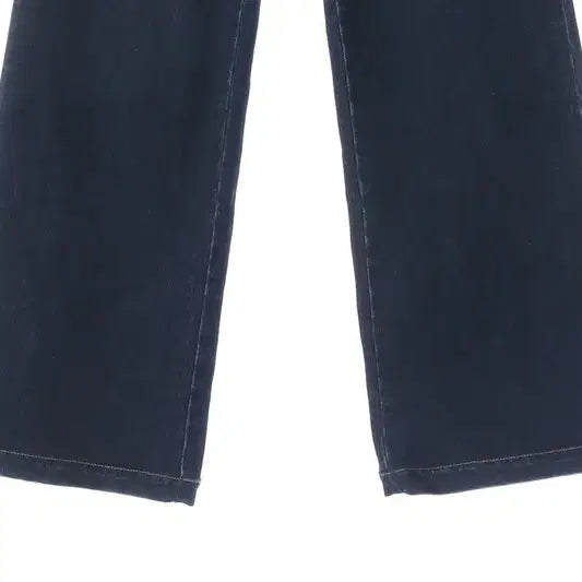 [BUNJANG] Bernice Velvet Lined Bootcut Denim Pants / 베르니스 벨벳 라이닝 부츠컷 데님팬츠 진청