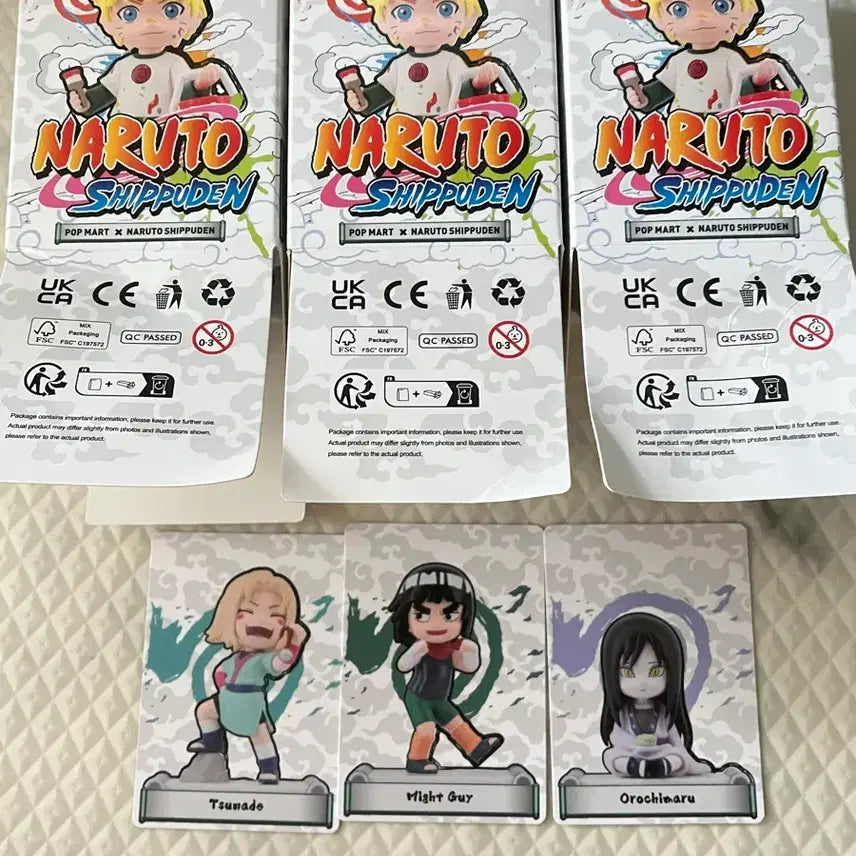 [BUNJANG] Pop Mart Naruto Childhood Figure Bundle Set / 나루토 팝마트 유년기 3종일괄판매 츠나데+가이+오로치마루