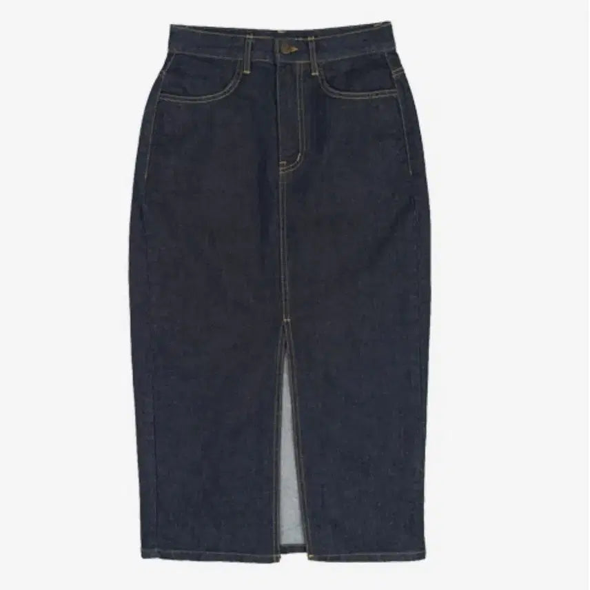 [SOLD OUT] (새상품) 진청 데님 롱 스커트