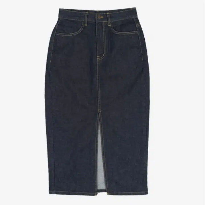 [SOLD OUT] (새상품) 진청 데님 롱 스커트