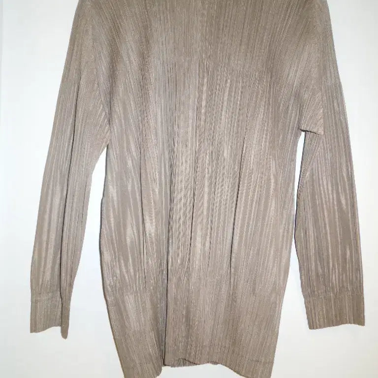 [BUNJANG] Pleats Please Fluffy Button Jacket Cardigan / 플리츠플리즈 플러피 자켓 가디건