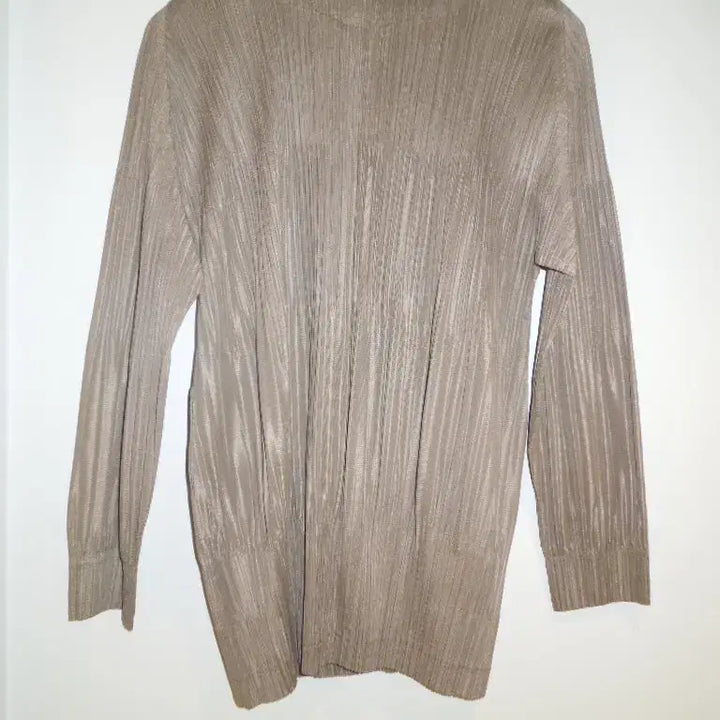 [BUNJANG] Pleats Please Fluffy Button Jacket Cardigan / 플리츠플리즈 플러피 자켓 가디건