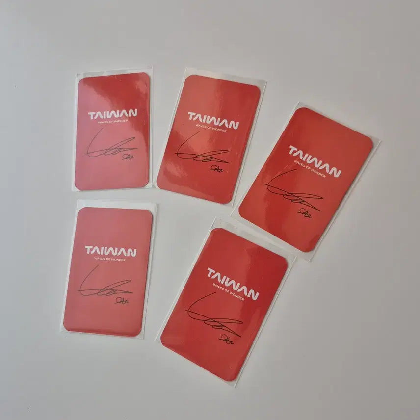 [SOLD OUT] 규현 슈퍼주니어 대만 관광청 포토카드 5장 일괄