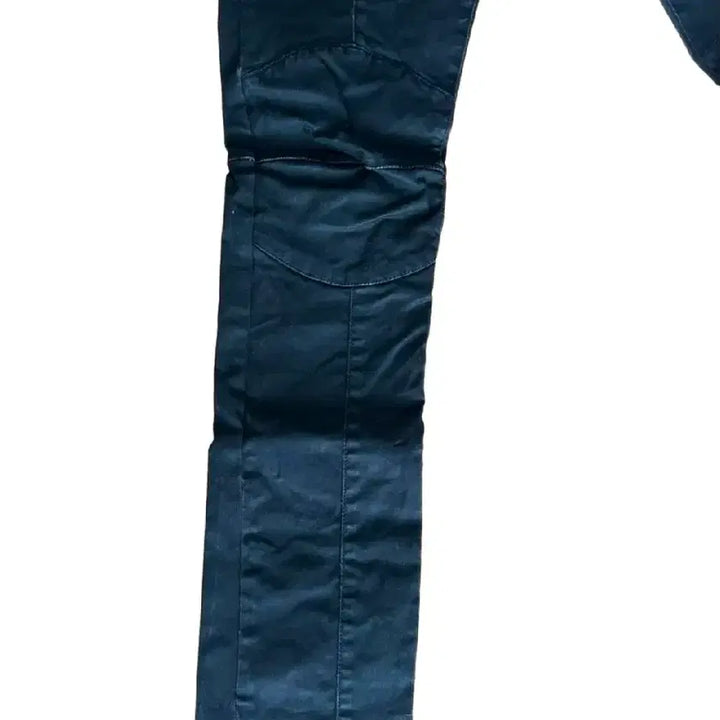 [BUNJANG] Pierre Balmain Biker Denim Pants Black 32 / (정품) 피에르 발망 바이커 데님 팬츠 블랙 32