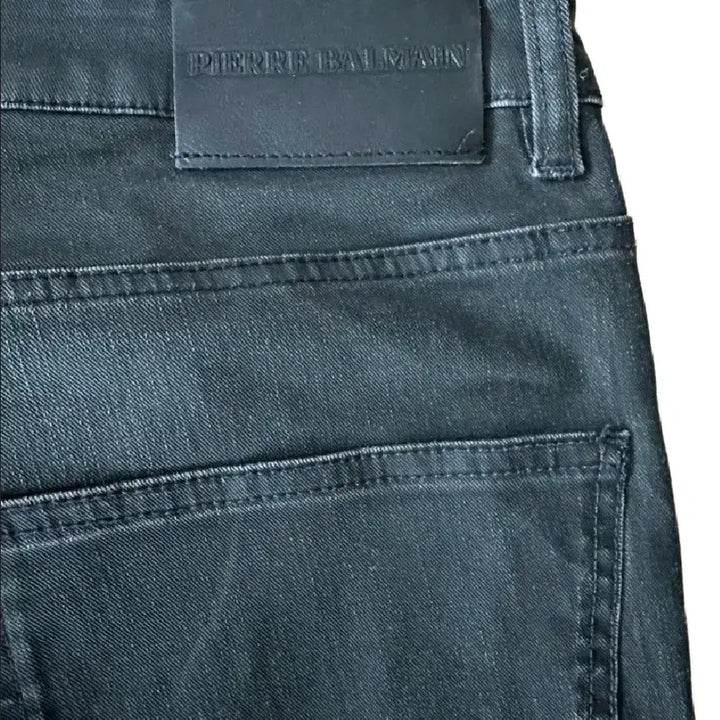 [BUNJANG] Pierre Balmain Biker Denim Pants Black 32 / (정품) 피에르 발망 바이커 데님 팬츠 블랙 32