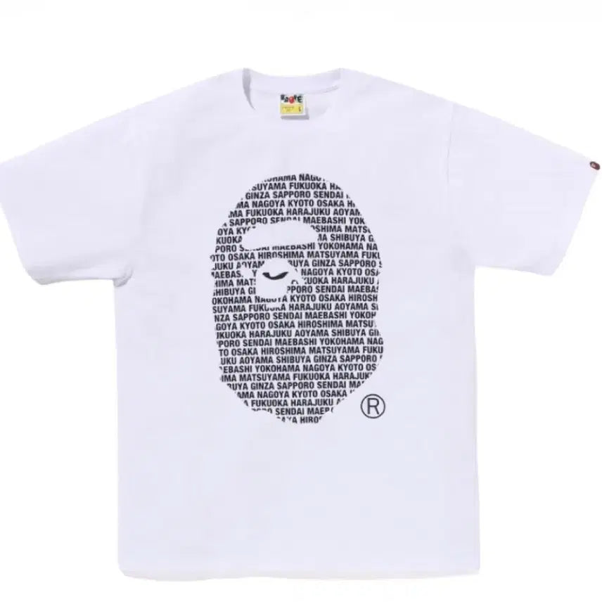 [SOLD OUT] 베이프 에이프 헤드 반팔티
