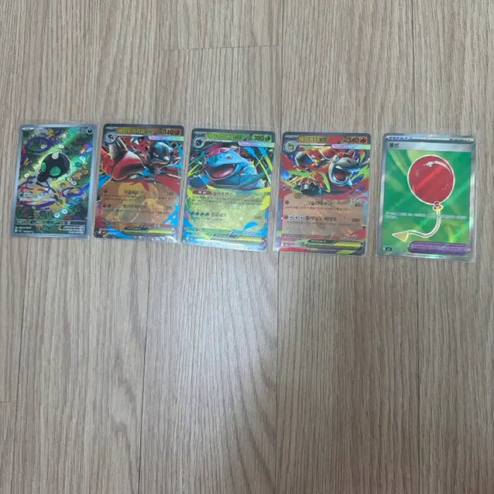 [BUNJANG] Pokemon Mega Evolution Card Bundle / 땃쭈르,메가루카리오,메가이상해꽃,메가폭타,풍선 판매합니다.