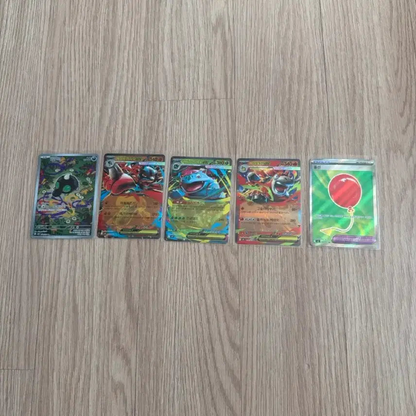[BUNJANG] Pokemon Mega Evolution Card Bundle / 땃쭈르,메가루카리오,메가이상해꽃,메가폭타,풍선 판매합니다.