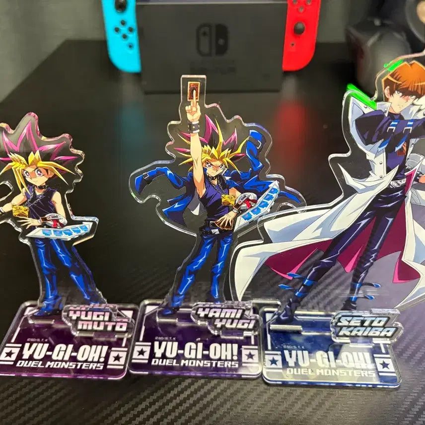 [BUNJANG] Yu-Gi-Oh! Duel Monsters Acrylic Stand Bundle Set / 유희왕 듀얼몬스터즈 아크릴 스탠드 3종 일괄