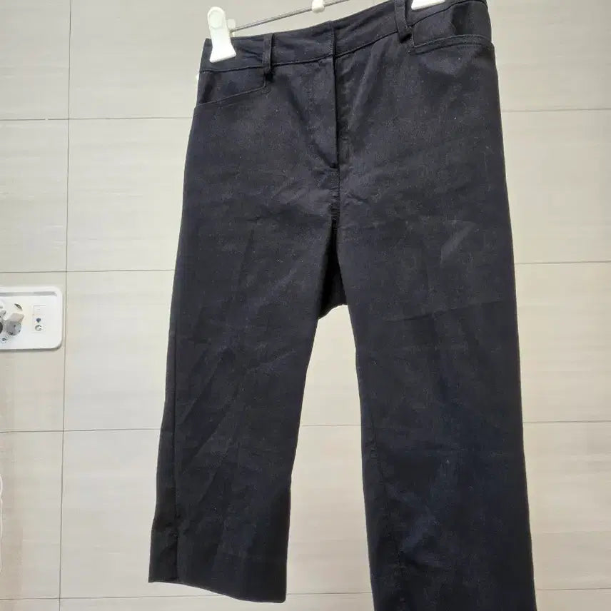[BUNJANG] Black 7-Part Pants / 7부 블랙 팬츠