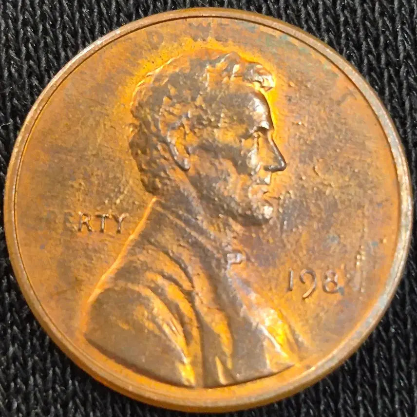 [BUNJANG] 1984 US Lincoln Cent Mint Error Coin / 1984년 미국 링컨 센트. 압인 에러 주화