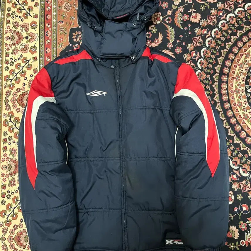 [BUNJANG] Umbro Old School Hooded Puffer Jacket XL / 엄브로 올드스쿨 후드 푸퍼 패딩 XL/100