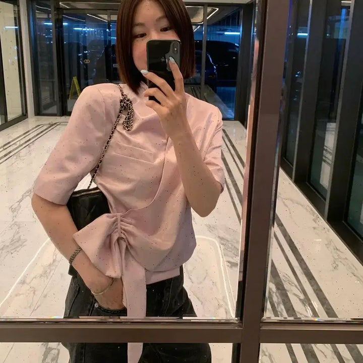 [BUNJANG] Roic Ribbon Blouse / 로이크 리본 블라우스