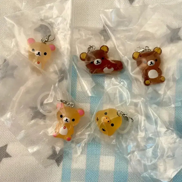 [BUNJANG] Rilakkuma Clear Mejirusi 5-Piece Full Set / 리락쿠마 클리어 메지루시 5종 풀세트