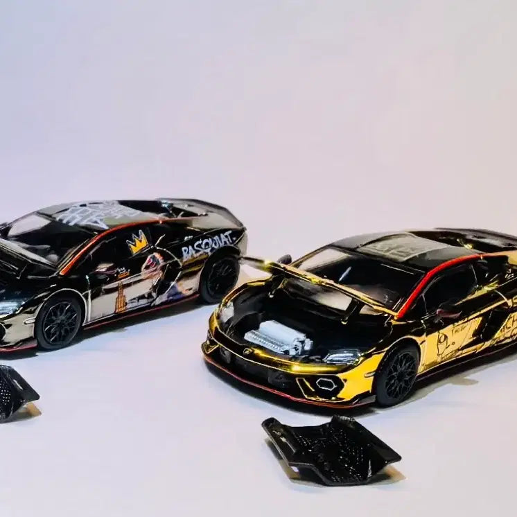 [BUNJANG] Trends Hobby Basquiat Lamborghini Temerario 1:64 Model Car / 1:64 Trends hobby 바스키아 협업한 람보르기니 모델카.