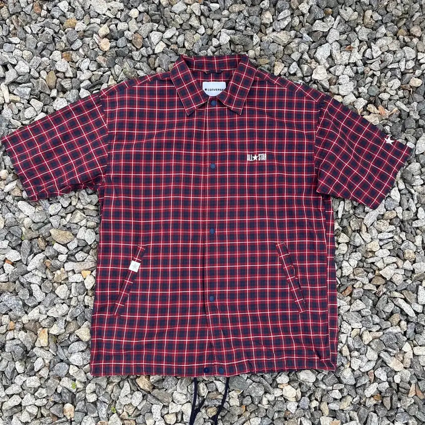 [BUNJANG] CONVERSE Checkered Shirt Jacket / CONVERSE  셔츠 체크자켓 (실측확인)