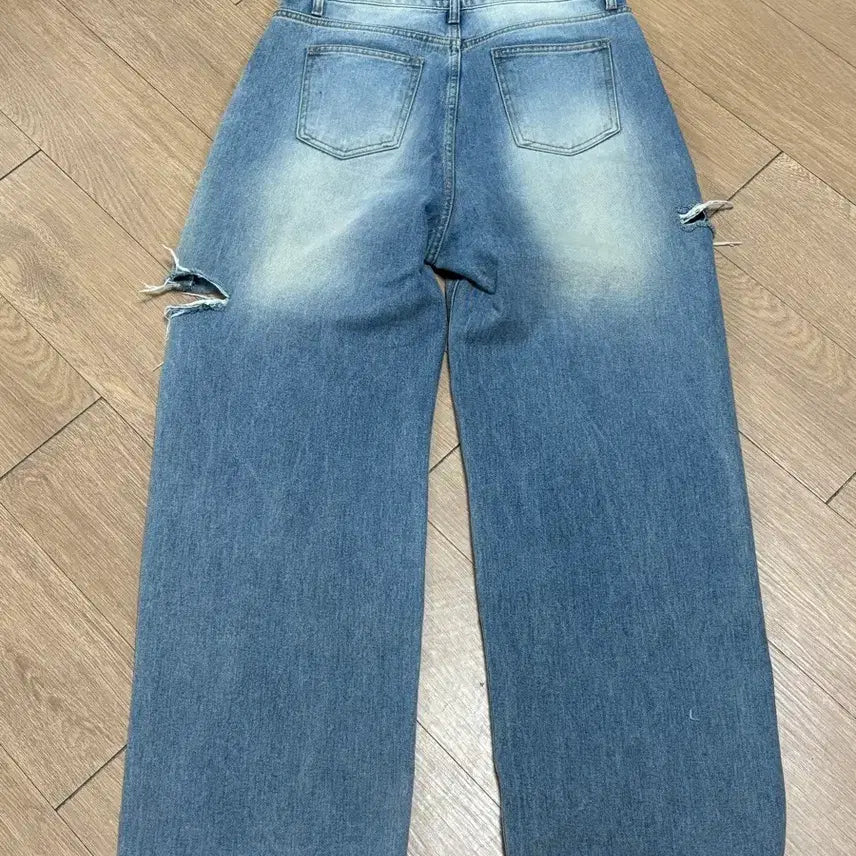 [BUNJANG] Wide Denim Pants / 와이드 데님팬츠