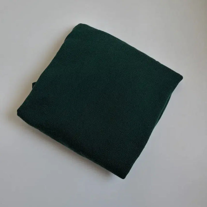 [BUNJANG] Dark Green Turtleneck Knit Sweater / 다크 그린 터틀넥 니트