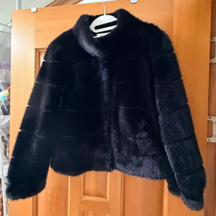 [BUNJANG] Black Mink Fur Coat Jacket / [상태최상] 블랙 밍크 퍼 코트 자켓