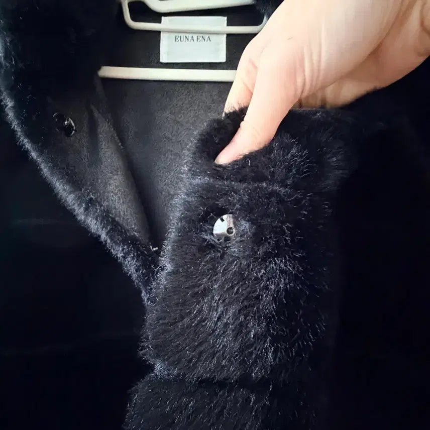 [BUNJANG] Black Mink Fur Coat Jacket / [상태최상] 블랙 밍크 퍼 코트 자켓