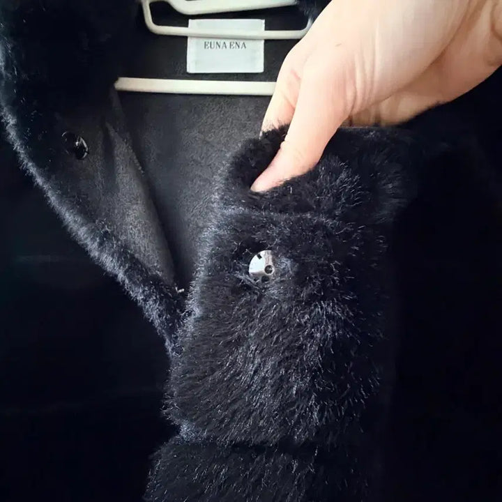 [BUNJANG] Black Mink Fur Coat Jacket / [상태최상] 블랙 밍크 퍼 코트 자켓