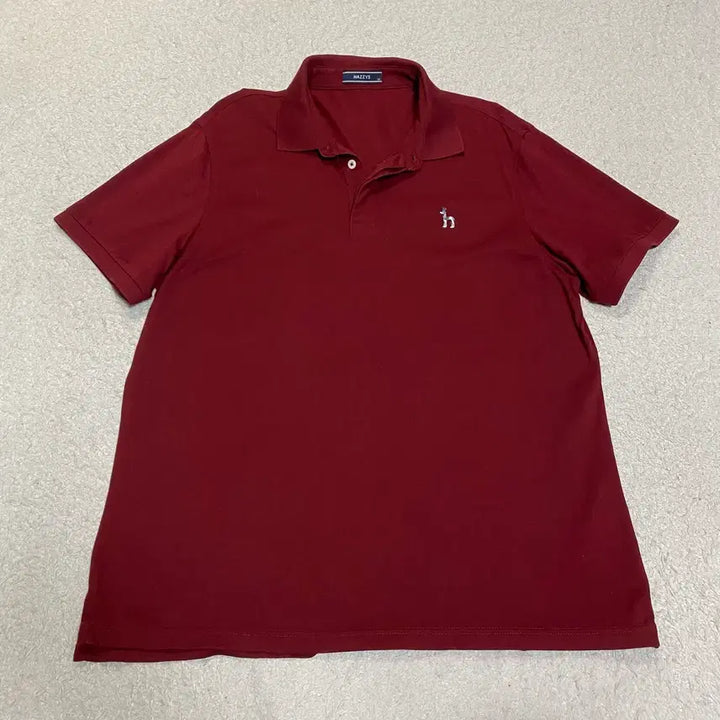 [BUNJANG] Hazzys Polo Shirt Burgundy Size 110 / 헤지스 반팔 카라티 버건디 110