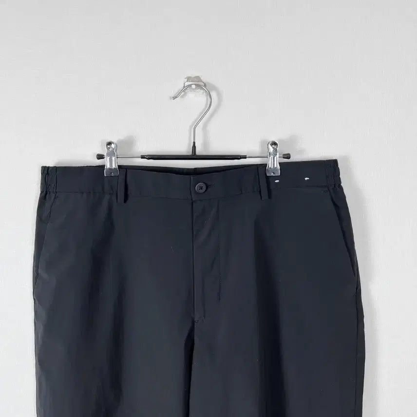 [SOLD OUT] 유니클로 블랙 밴딩 스판 슬랙스 바지 남XL 라덴 빈티지